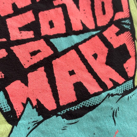 Thirty Seconds To Mars Tultex Black 2000's Emo Concert Jersey‎ Tee - Picture 7 of 8